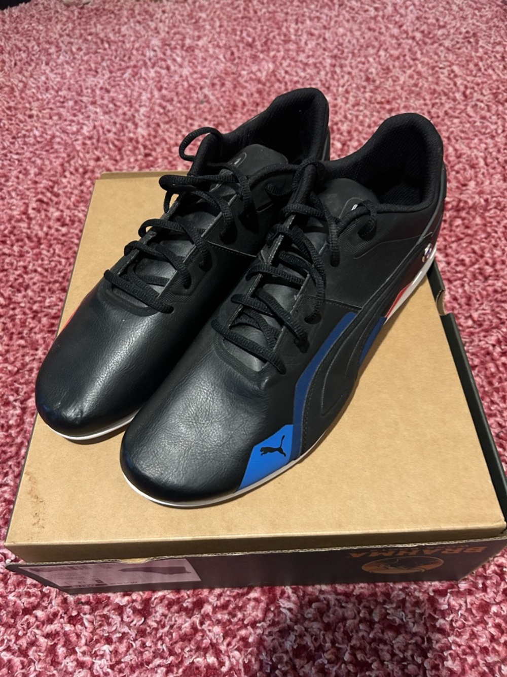 Black Puma leather bmw Motorsport delta sneakers #bmw #F1

No box